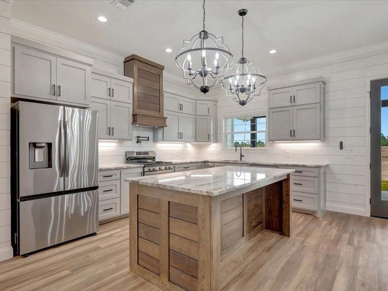 Furnished interior view inside a new home in , Huntington (Image 15).