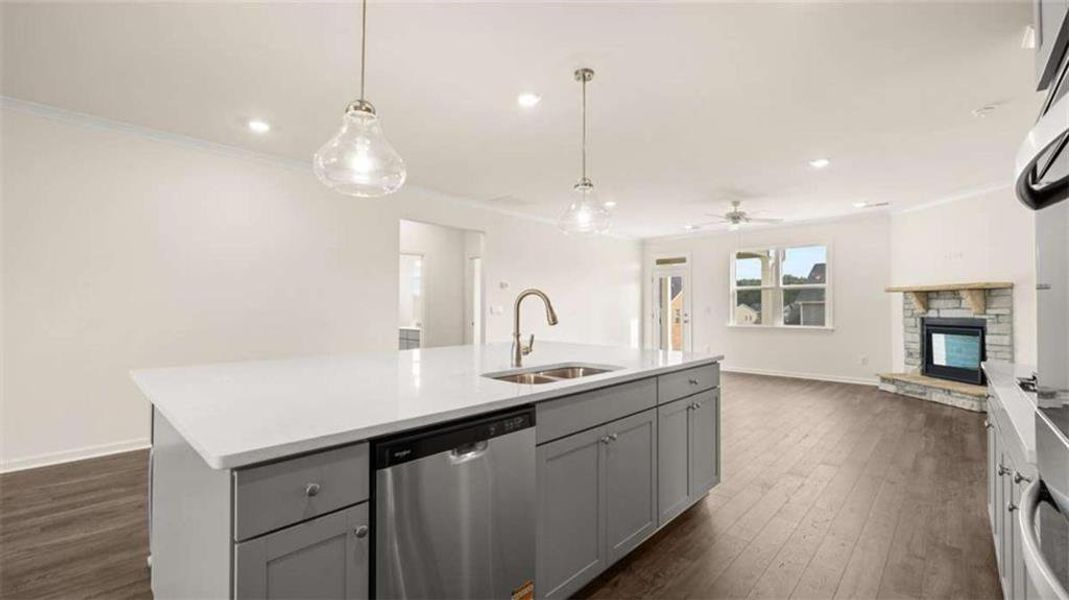 Furnished interior view inside a new home in The Gates at Pates Creek, Hampton (Image 6).
