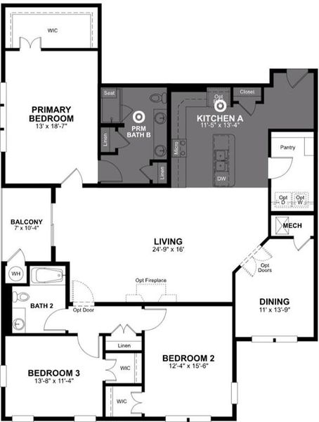 Beazer Homes Twin Creeks Wiltshire plan