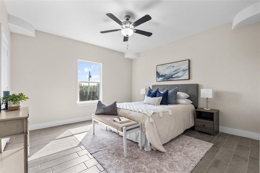 Furnished interior view inside a new home in , Granbury (Image 6). Furnished interior view inside a new home in , Granbury (Image 6).