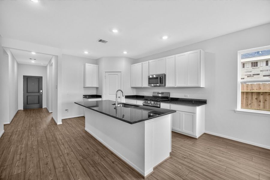 Furnished interior view inside a new home in Brookewater 45s, Rosenberg (Image 5).