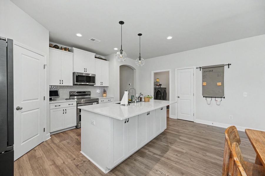 Furnished interior view inside a new home in , Manning (Image 16).