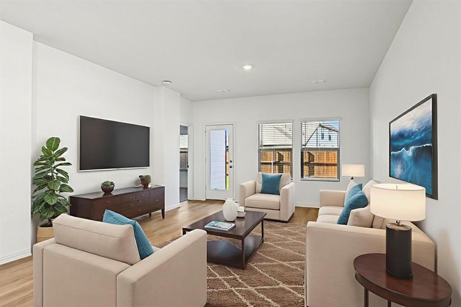 Furnished interior view inside a new home in Lakehaven - Spring Series, Farmersville (Image 12).