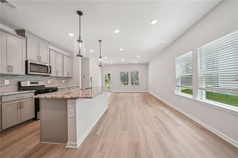Furnished interior view inside a new home in , Conyers (Image 10).