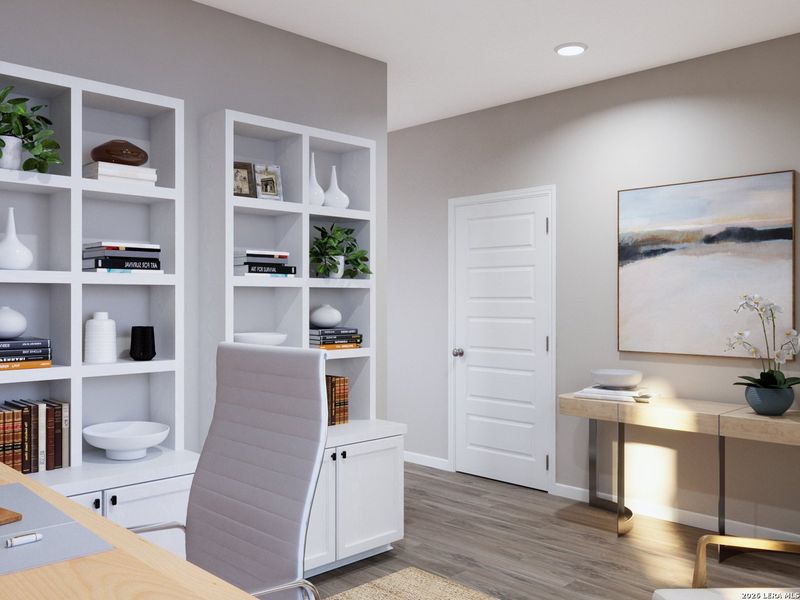 Furnished interior view inside a new home in Cinco Lakes, San Antonio (Image 10).