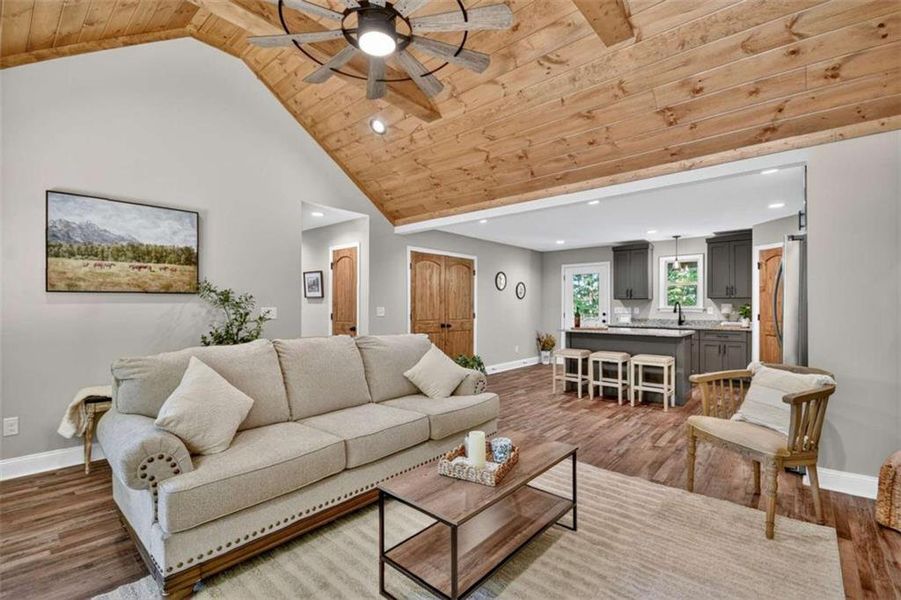 Furnished interior view inside a new home in , Ellijay (Image 13).