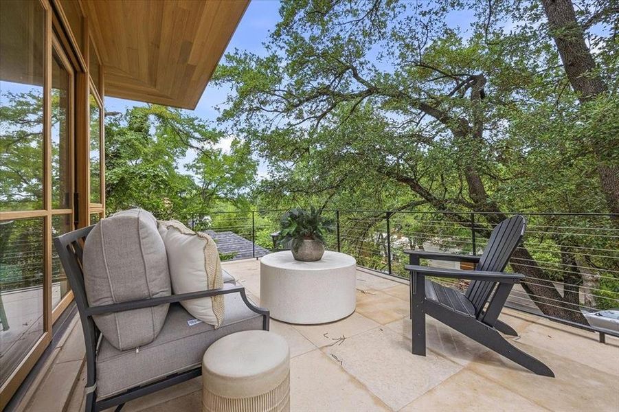 Exterior details and patio area of a home in , Fort Worth (Image 24).