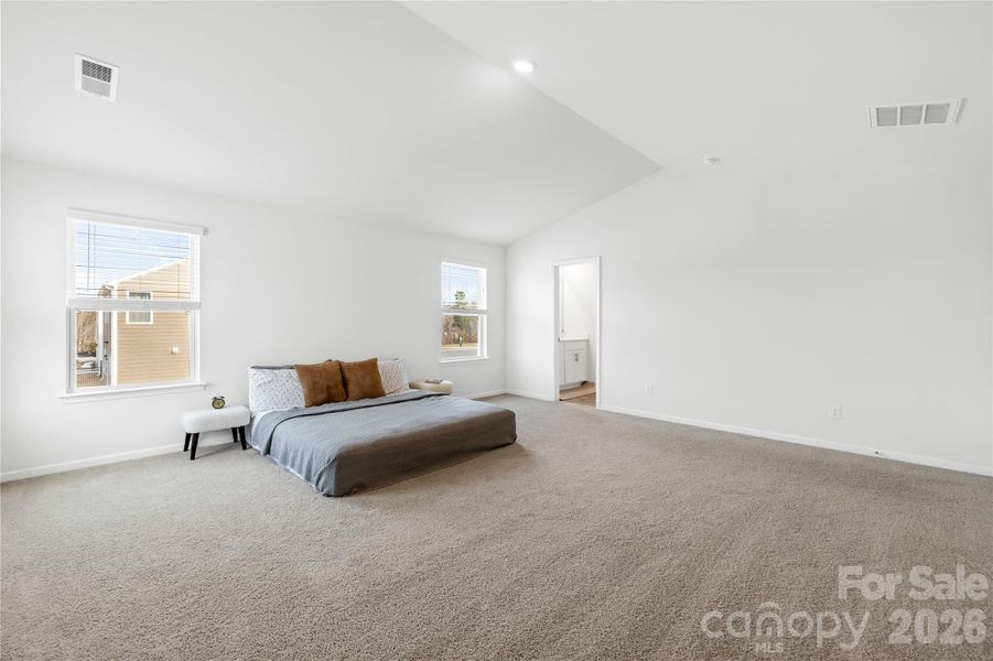 Furnished interior view inside a new home in Adair Woods, Davidson (Image 34). Furnished interior view inside a new home in Adair Woods, Davidson (Image 34).
