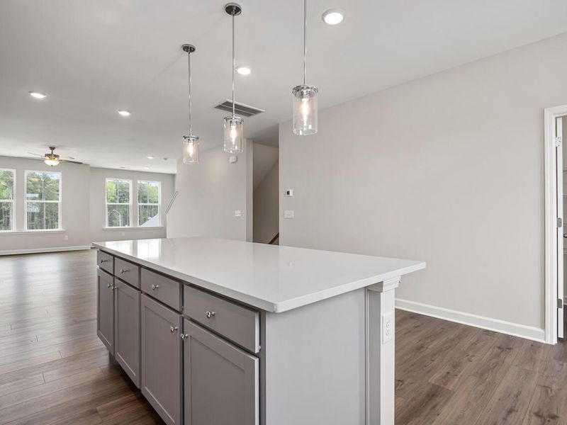 Furnished interior view inside a new home in Forestville Yard Townhomes, Knightdale (Image 7).