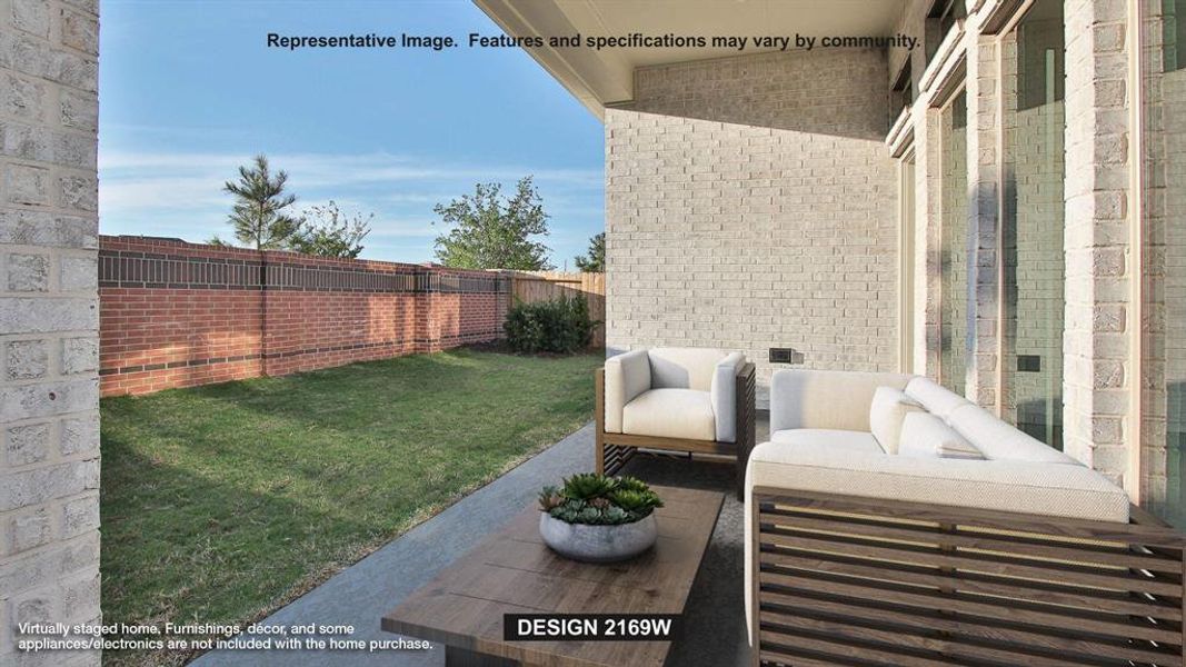 Exterior details and patio area of a home in Devonshire, Forney (Image 2).