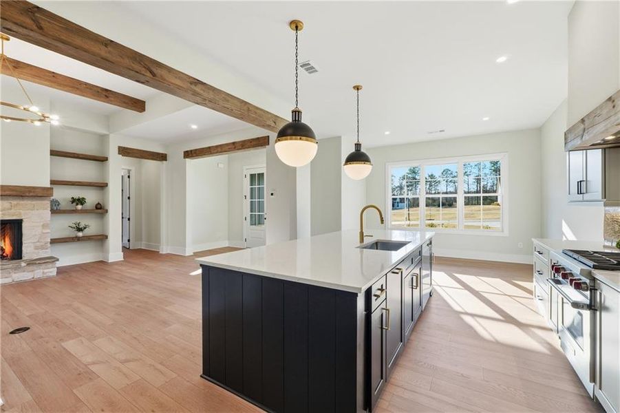Furnished interior view inside a new home in , Rydal (Image 9).