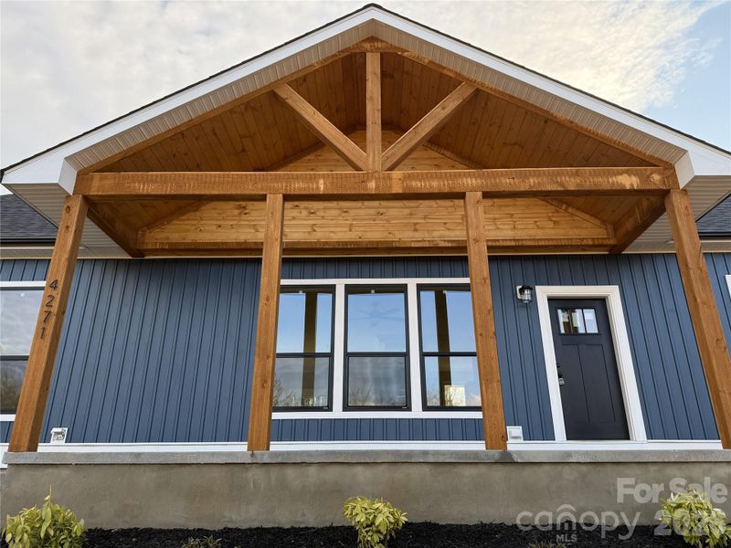 Exterior details and patio area of a home in , Morganton (Image 18).