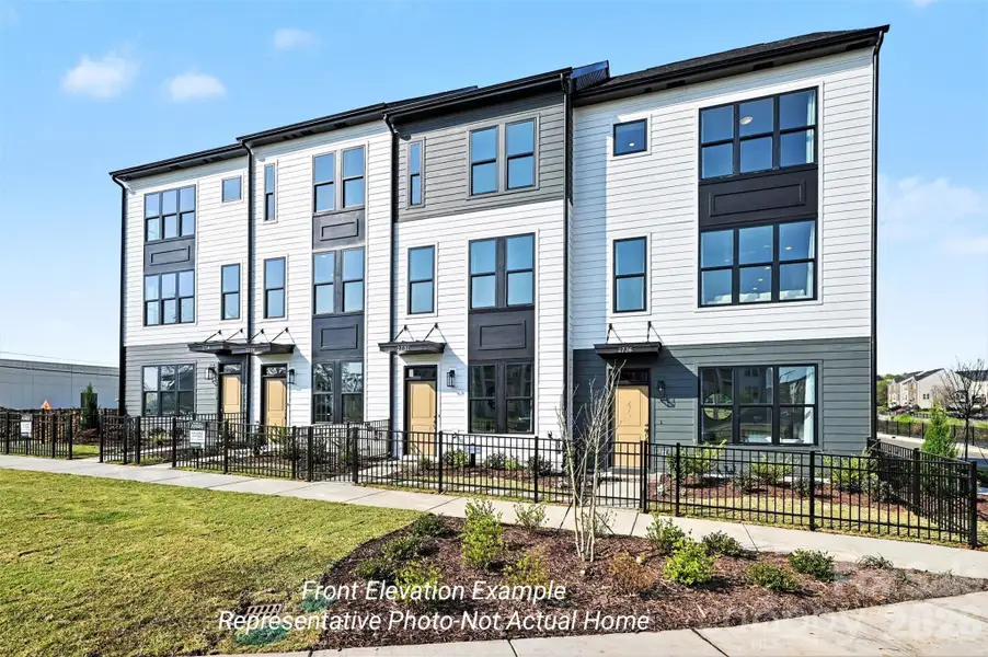 Front Elevation Example - White & Iron Gray Front Elevation Example - White & Iron Gray