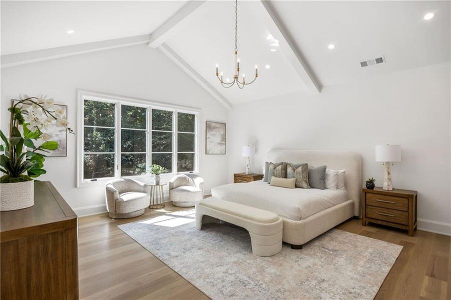 Furnished interior view inside a new home in , Sandy Springs (Image 14).