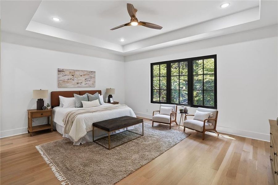Furnished interior view inside a new home in , Roswell (Image 42).
