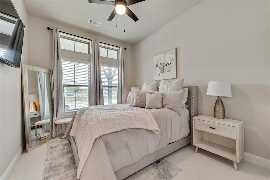 Furnished interior view inside a new home in Karis - Village Series, Crowley (Image 19). Furnished interior view inside a new home in Karis - Village Series, Crowley (Image 19).