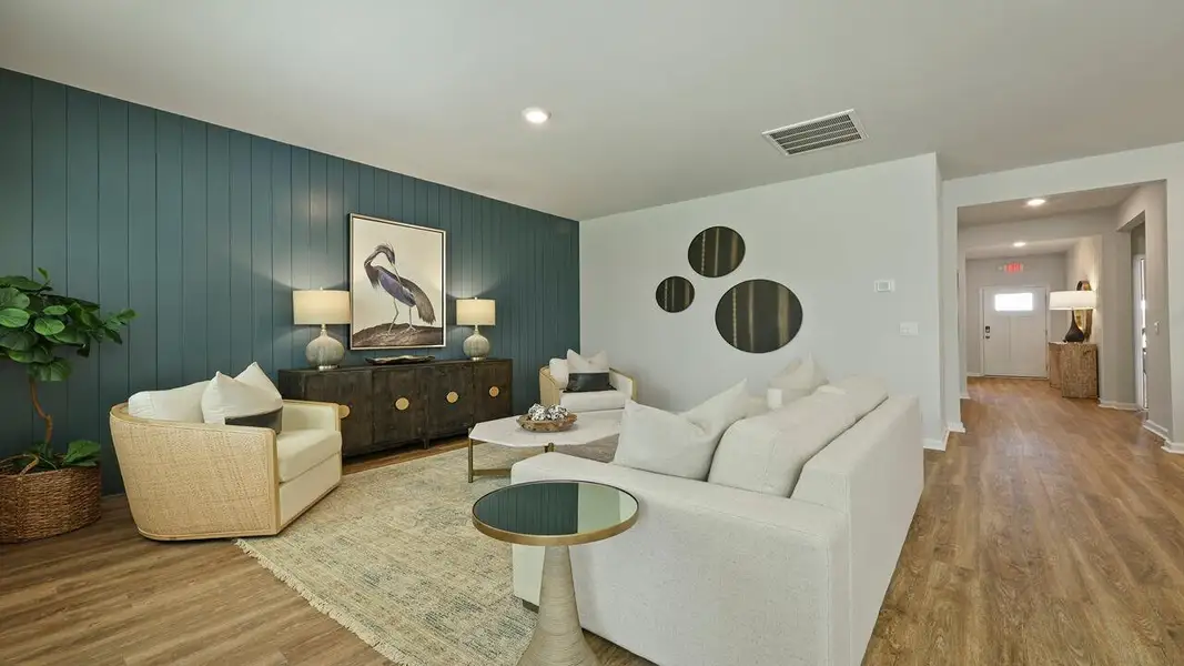 Furnished interior view inside a new home in The Ranch, Holly Hill (Image 3).