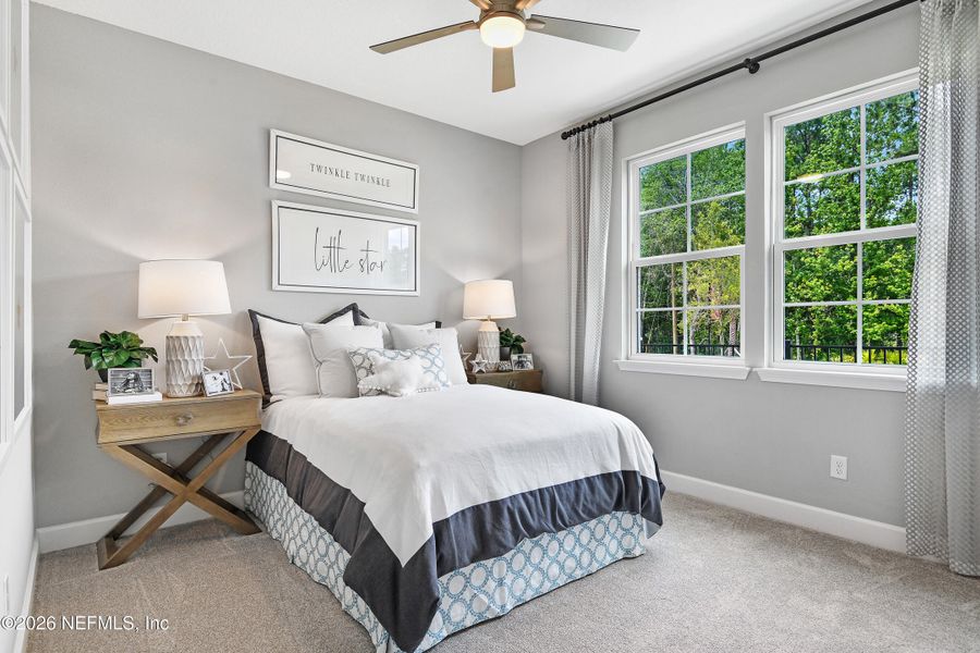 Furnished interior view inside a new home in , Palm Coast (Image 16).