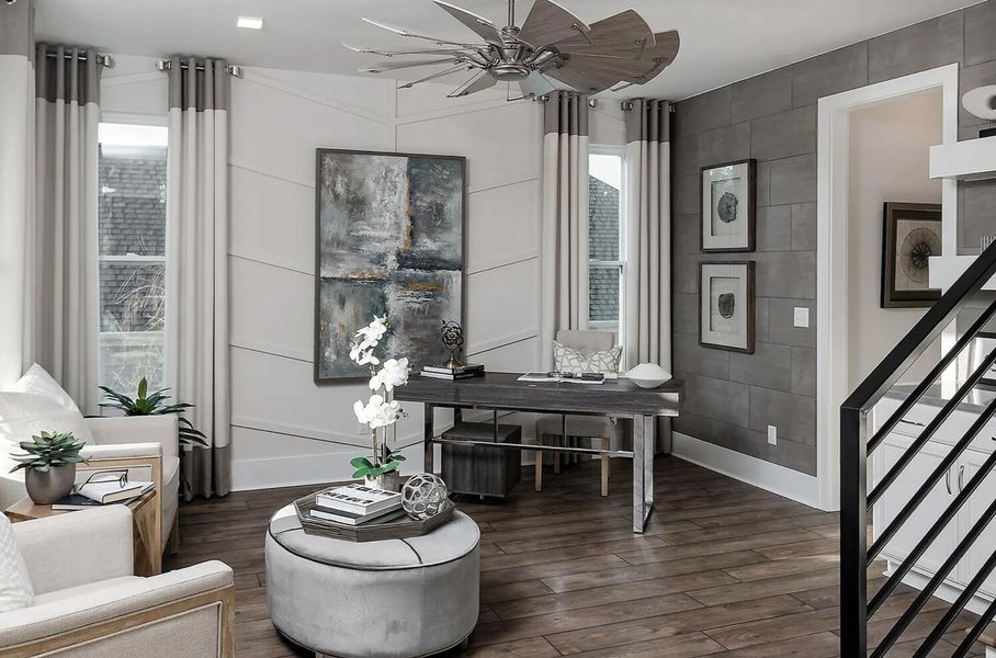 Furnished interior view inside a new home in , Meggett (Image 7).