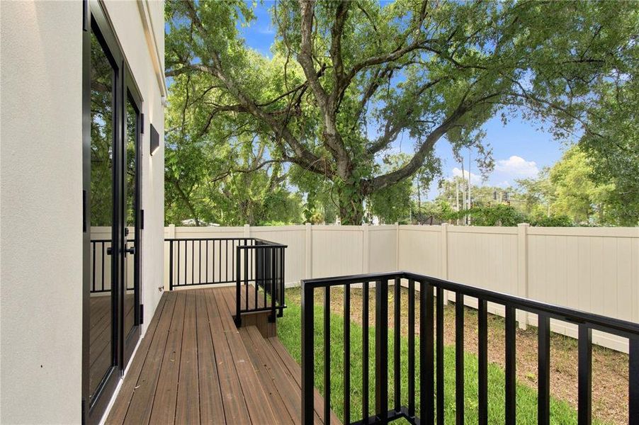 Exterior details and patio area of a home in , Tampa (Image 34).