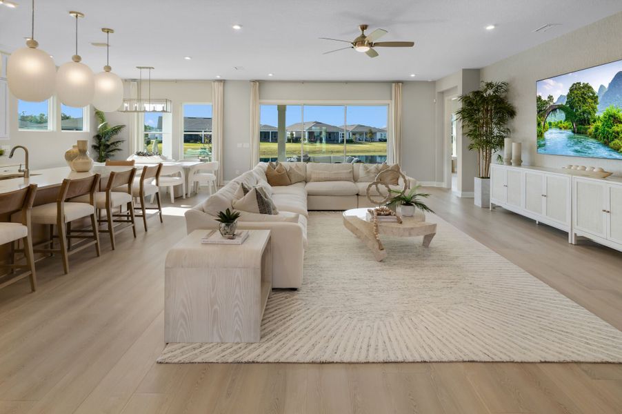 Representative furnished interior of a home built from the Lucia by Mattamy Homes in RiverTown, St. Johns (Image 6).