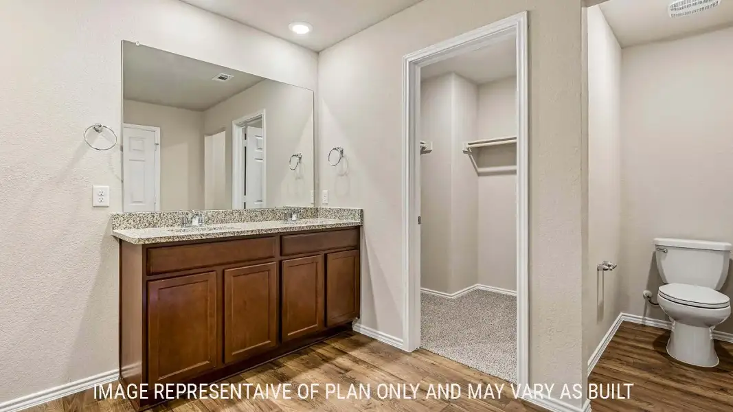 Furnished interior view inside a new home in Rancho San Gabriel, Georgetown (Image 12).