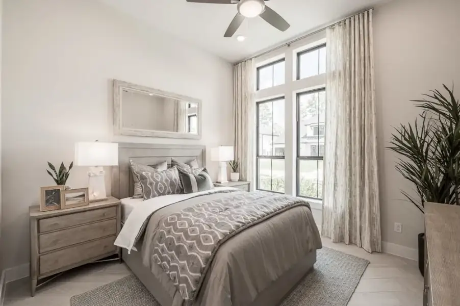 Furnished interior view inside a new home in Legacy Grove, Montgomery (Image 31). Furnished interior view inside a new home in Legacy Grove, Montgomery (Image 31).