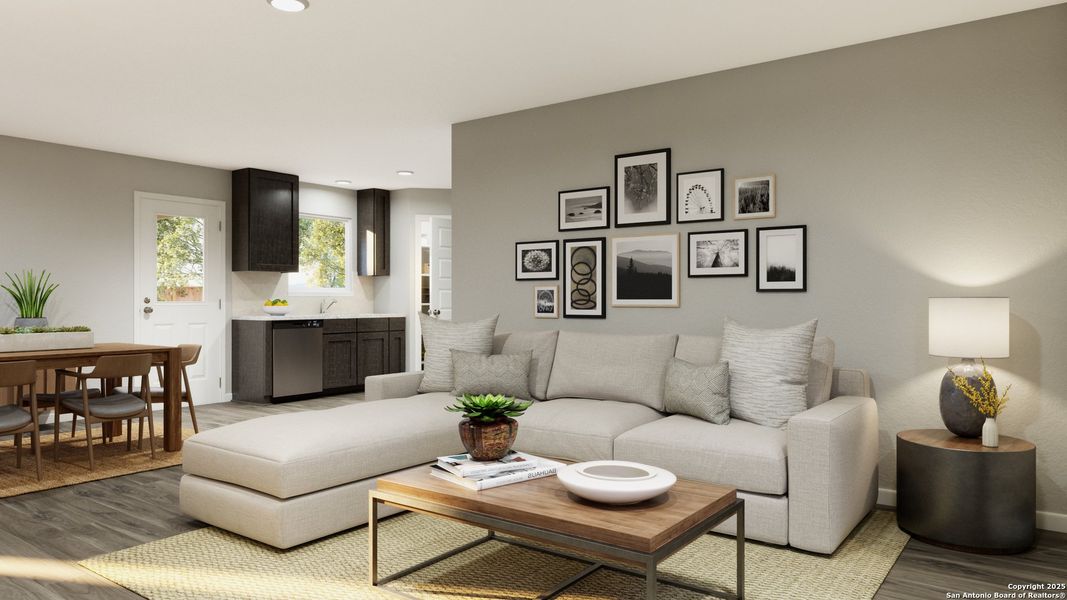 Furnished interior view inside a new home in Applewhite Meadows, San Antonio (Image 4).