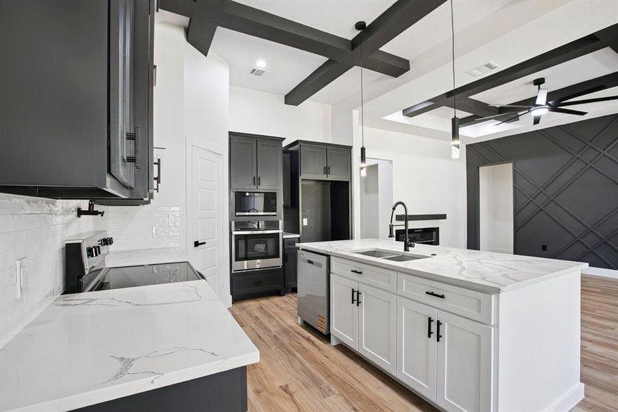 Furnished interior view inside a new home in , Fort Worth (Image 9).
