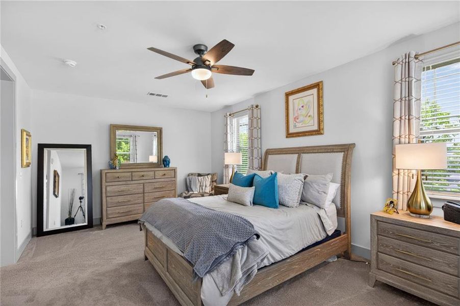 Furnished interior view inside a new home in Gatherings® at Herrington, Cumming (Image 30).