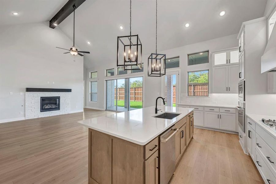 Furnished interior view inside a new home in Northshore at Lakewood Village - Garden Series, Lakewood Village (Image 8). Furnished interior view inside a new home in Northshore at Lakewood Village - Garden Series, Lakewood Village (Image 8).
