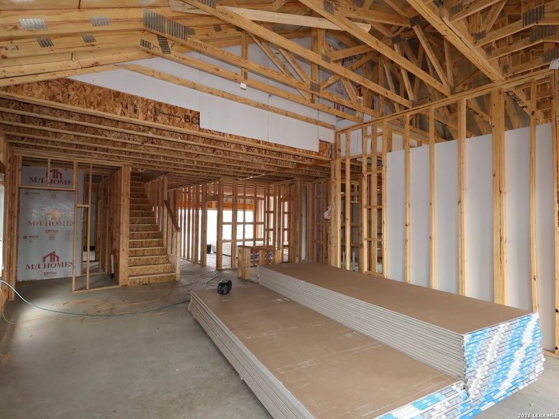 In-progress construction of a new home in Agave, San Antonio, TX (Image 27).