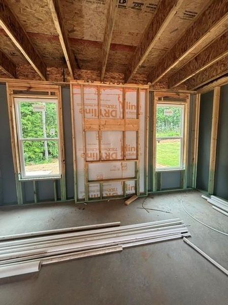 In-progress construction of a new home in Edenglen, Buford, GA (Image 45).