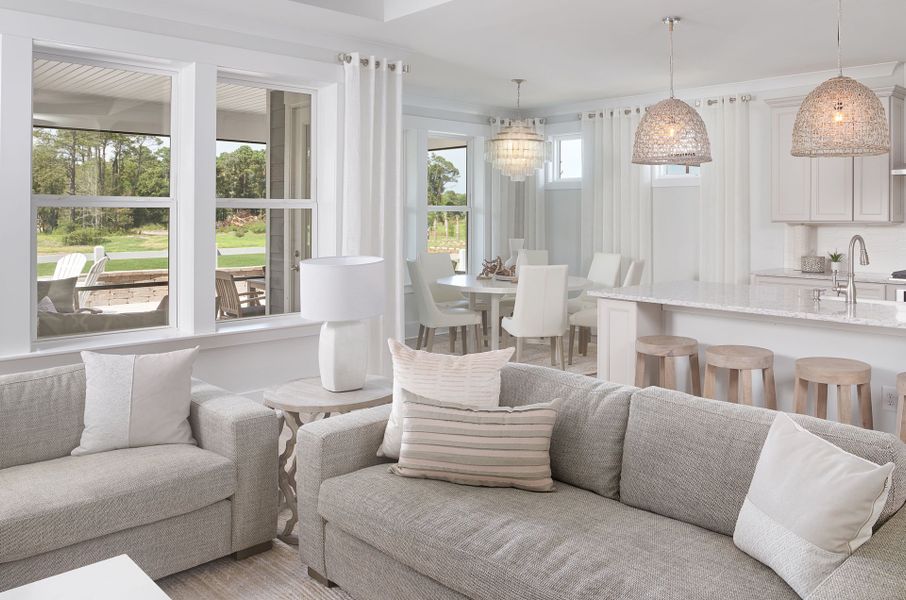 Furnished interior view inside a new home in Del Webb North Myrtle Beach, North Myrtle Beach (Image 6).