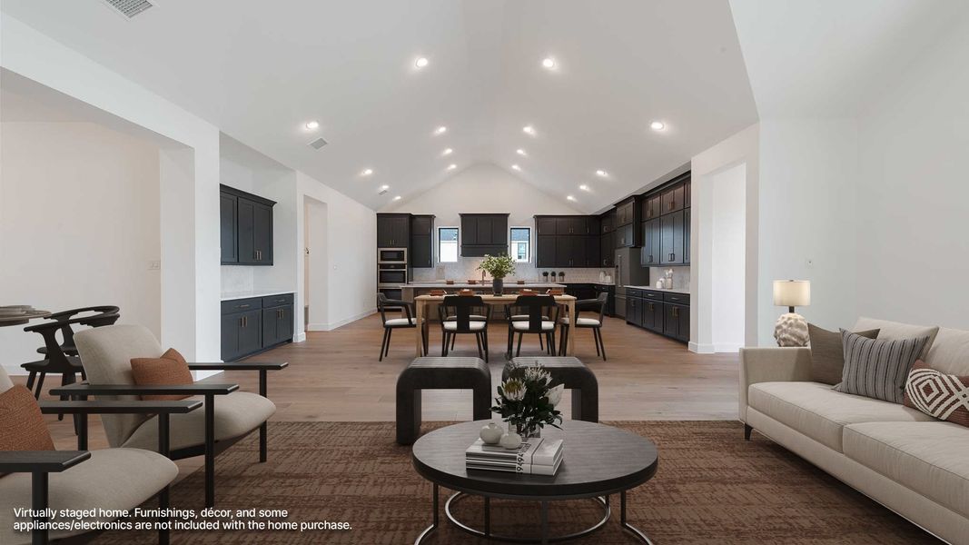 Furnished interior view inside a new home in Sweetgrass, Haslet (Image 5).