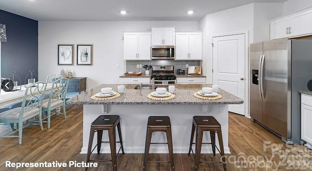 Furnished interior view inside a new home in Brinkley Ridge, Kings Mountain (Image 4).