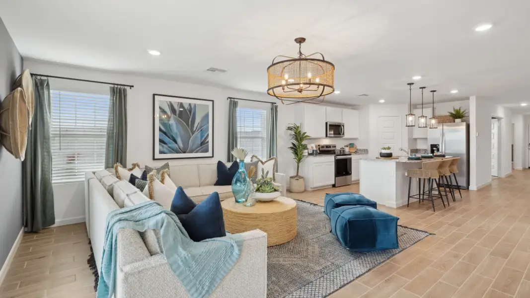 Furnished interior view inside a new home in Remington, Buckeye (Image 18).