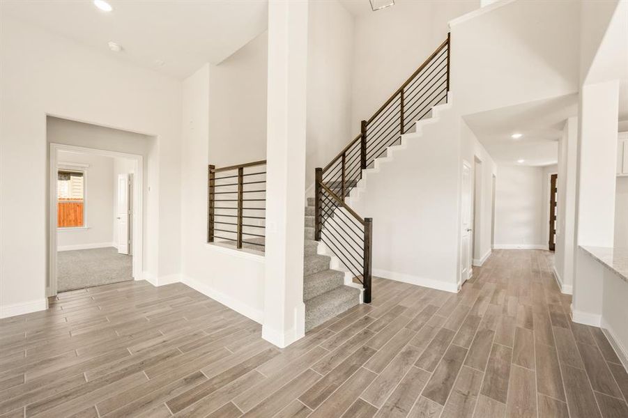 Spacious, unfurnished interior of a new home in The Grove, Midlothian (Image 36). Spacious, unfurnished interior of a new home in The Grove, Midlothian (Image 36).