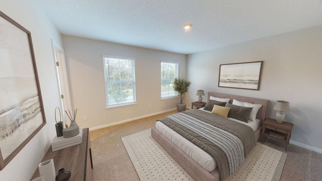 Furnished interior view inside a new home in RiverTown, St. Johns (Image 8).
