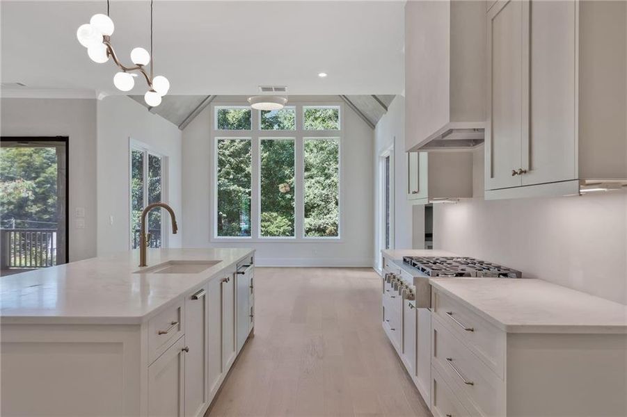 Furnished interior view inside a new home in , Atlanta (Image 16).