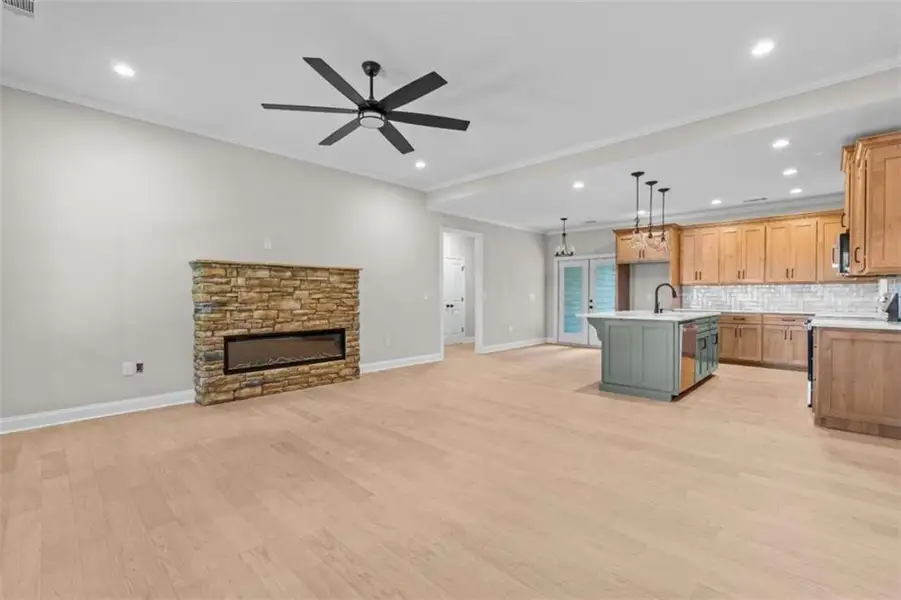 Furnished interior view inside a new home in , Bowdon (Image 6).