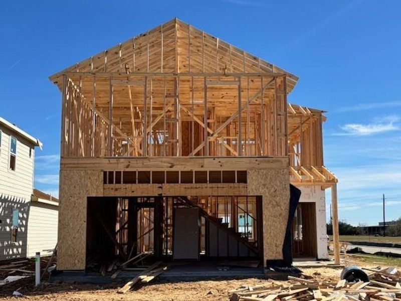 In-progress construction of a new home in Laurel Farms, Brookshire, TX (Image 20).