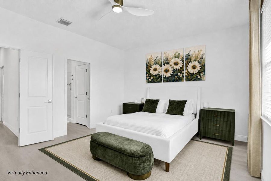 Master Bed 3 - Virtually Enhanced Master Bed 3 - Virtually Enhanced