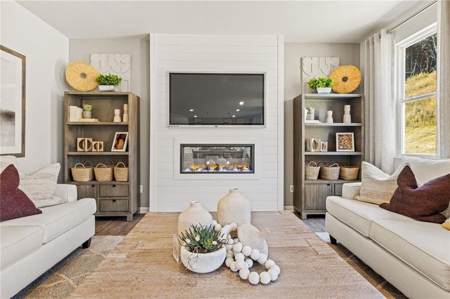 Furnished interior view inside a new home in Ashley Falls, Douglasville (Image 6). Furnished interior view inside a new home in Ashley Falls, Douglasville (Image 6).