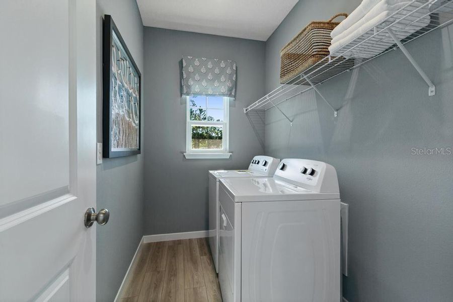 Furnished interior view inside a new home in Seminole Palms, Palm Coast (Image 18).
