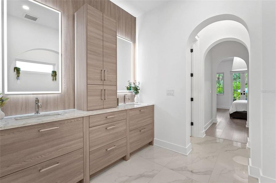 Furnished interior view inside a new home in , Sarasota (Image 44). Furnished interior view inside a new home in , Sarasota (Image 44).