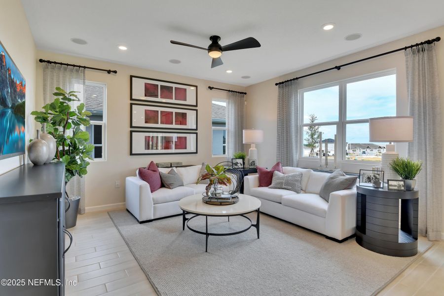 Furnished interior view inside a new home in , Fernandina Beach (Image 12).