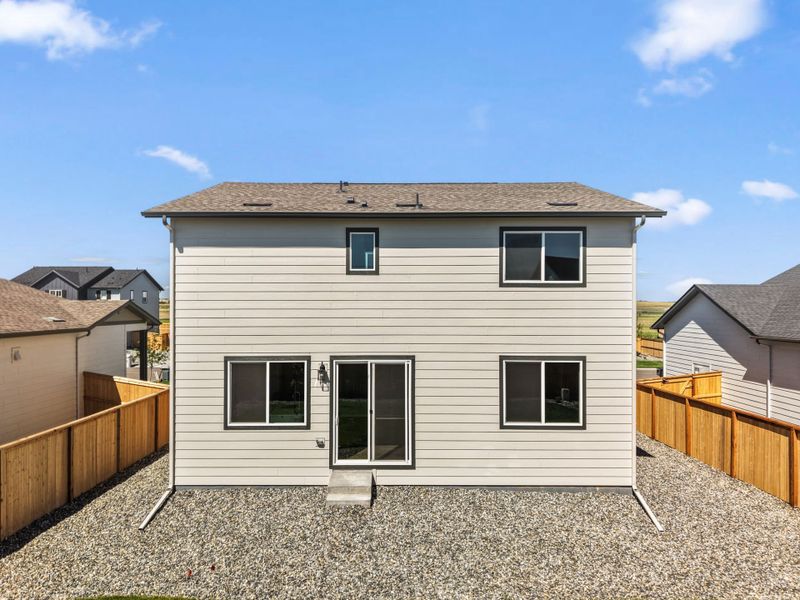 Exterior details and patio area of a home in Wolf Creek Run West, Strasburg (Image 3).
