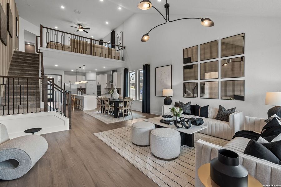 Furnished interior view inside a new home in Bison Ridge, San Antonio (Image 6).