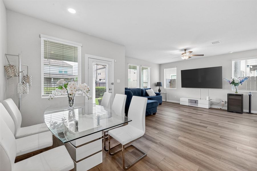 Furnished interior view inside a new home in McClendon Park Village, Houston (Image 15).